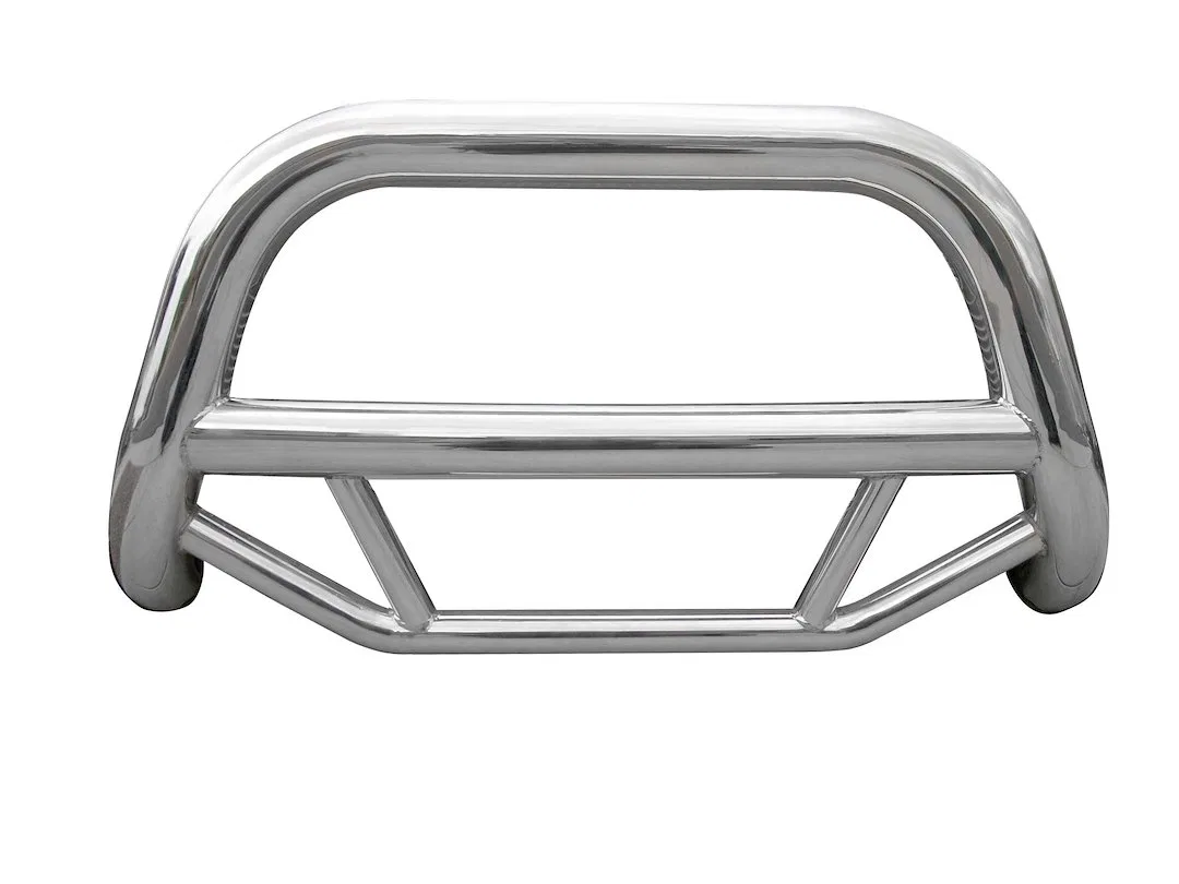 MBS-HOB3301 – BLACK HORSE Bull Bar, 2-1/2 Inch Diameter Tube Polished Stainless Steel Without Skid Plate Without Ligh...